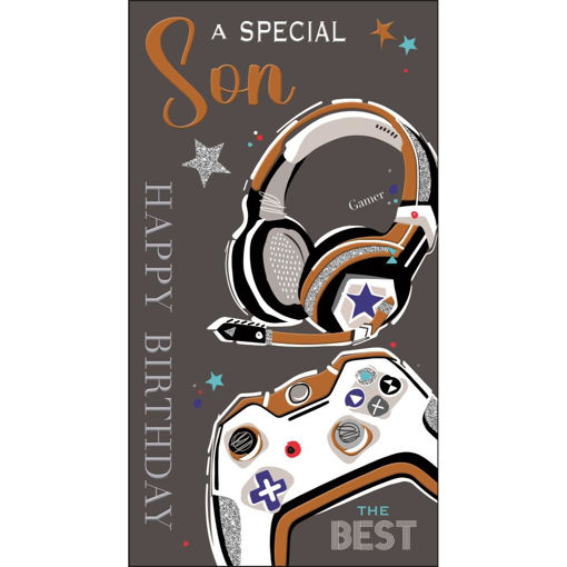 Picture of A SPECIAL SON GAMER BIRTHDAY CARD